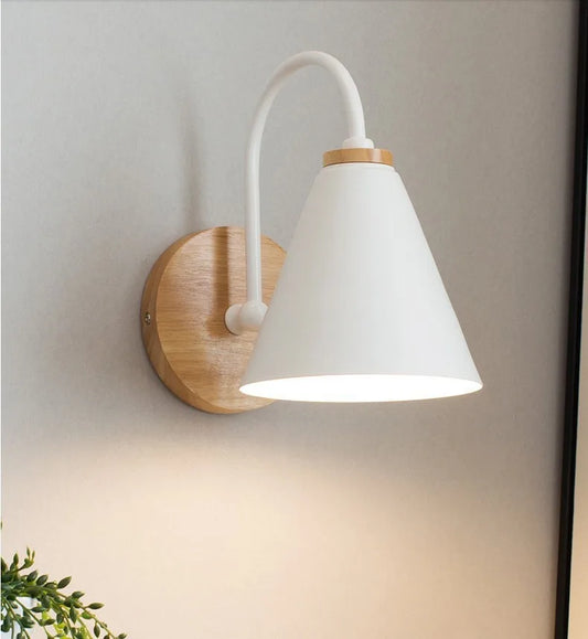 Moderne Holz Wandlampe