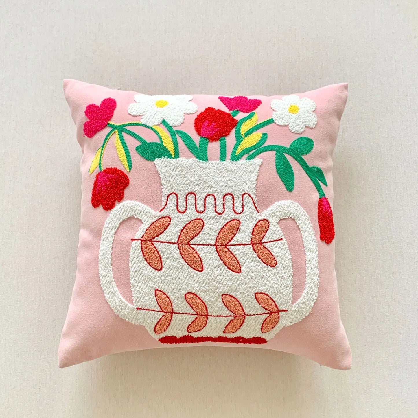 Soléa – Jacquard-Kissenbezug mit raffiniertem Sonnenblumenmuster