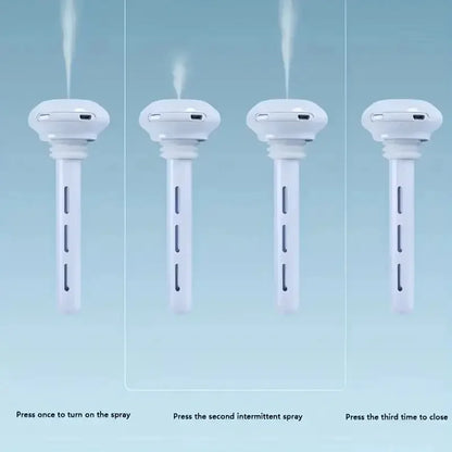 Super leiser tragbarer Nebelbefeuchter für Büro, Schlafzimmer, Auto, verstellbare Länge, keine Wasserflasche erforderlich