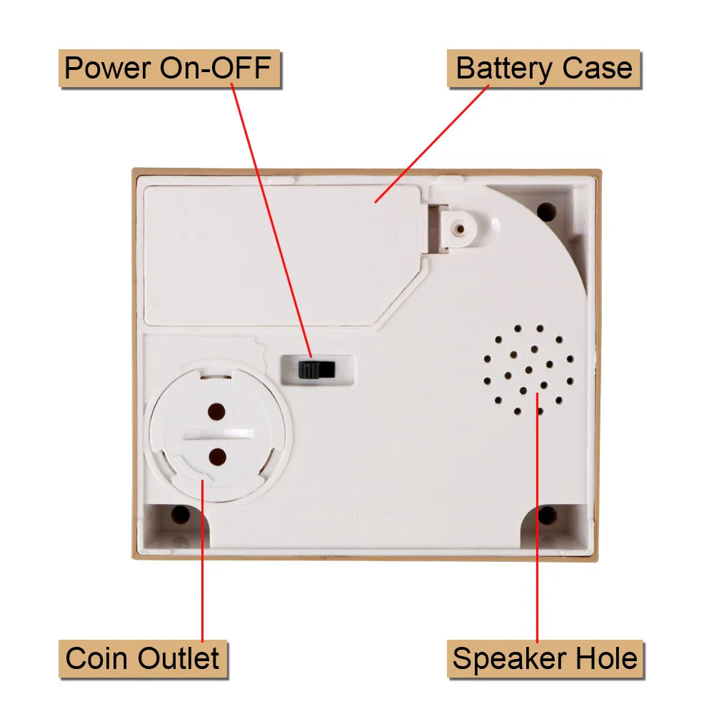 Automatisierte Katzen-Münzbank - Plastik-Sparschwein für Kinder, kreatives Sparschwein-Spielzeuggeschenk