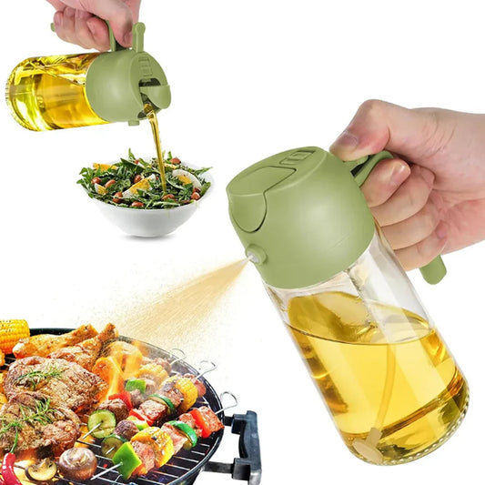 2-in-1 Glas Öl Sprühflasche