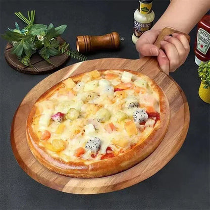 Acacia-Holz Pizzaschaufel und Servierbrett mit Griff