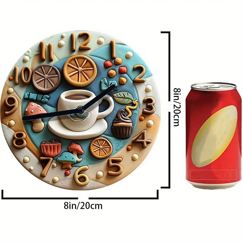 Stille Kaffeek Uhr DIY Deko