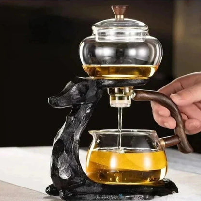 Automatische magnetische Saugglas Kung Fu Teeset 350ml