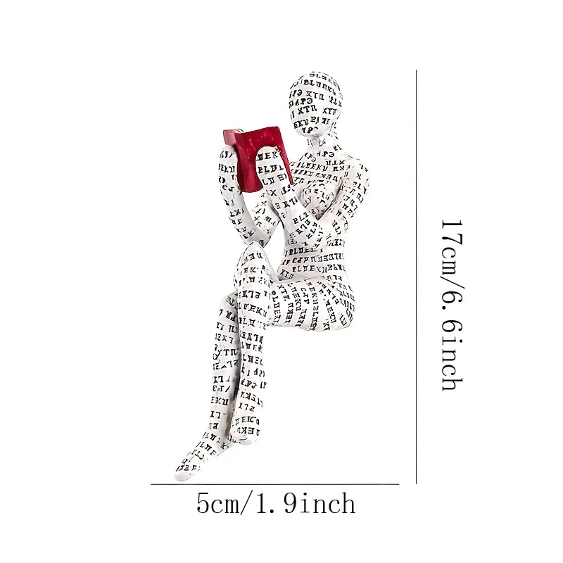 Abstrakte Lese-Figuren