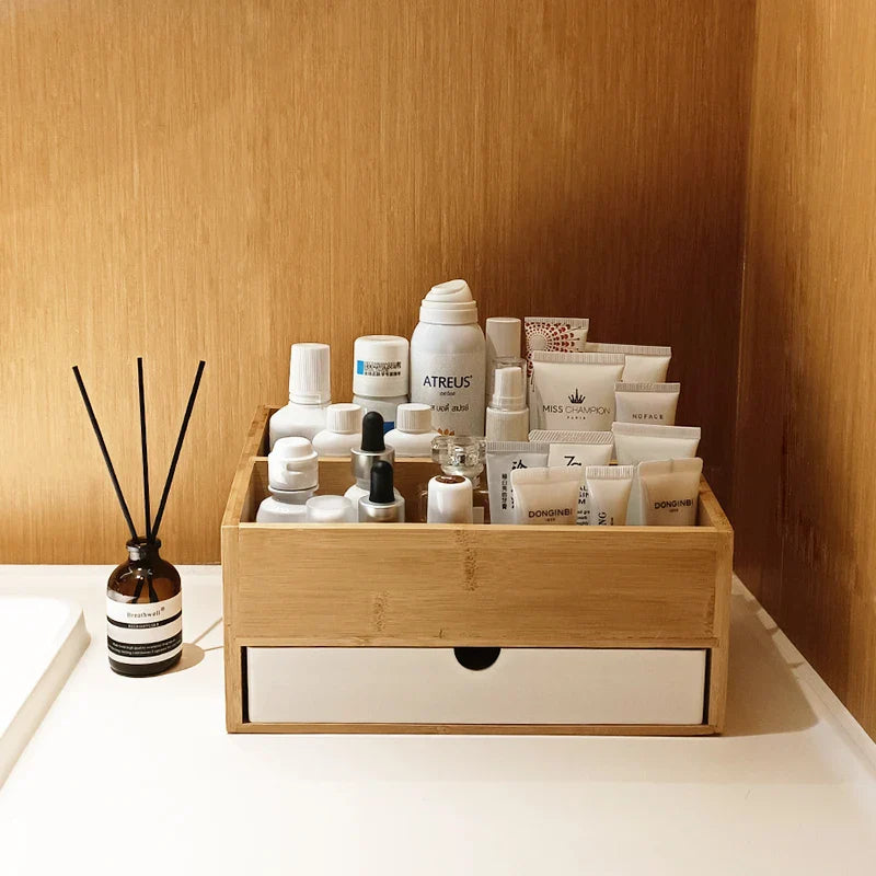 Bamboo Kosmetik- und Schmuck-Organizer