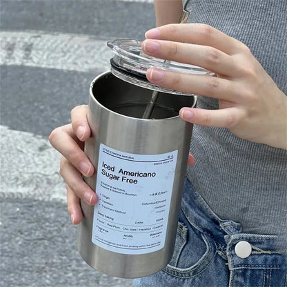 Isolierte Kaffeetasse mit doppelter Wand aus Edelstahl - ThermiCup™