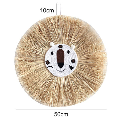 Tier-Muster Wandkunst aus Baumwolle