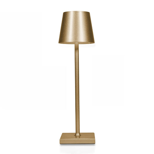 Drahtlose wiederaufladbare Tischlampe Schwarz mit skandinavischem Design | NordicGlow