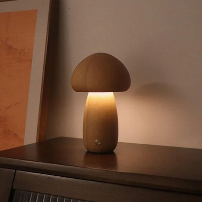 Portabler Dimmbarer 60s Italienischer Designer Pilz Tischlampe