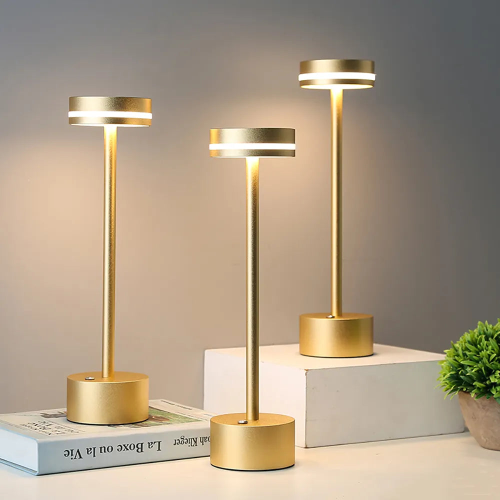 Garduru | Design Tischlampe - Kabellos aufladbar - Schaffen Sie Atmosphäre mit nur einer Berührung