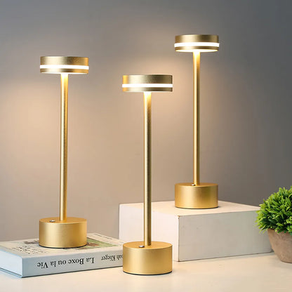 Garduru | Design Tischlampe - Kabellos aufladbar - Schaffen Sie Atmosphäre mit nur einer Berührung