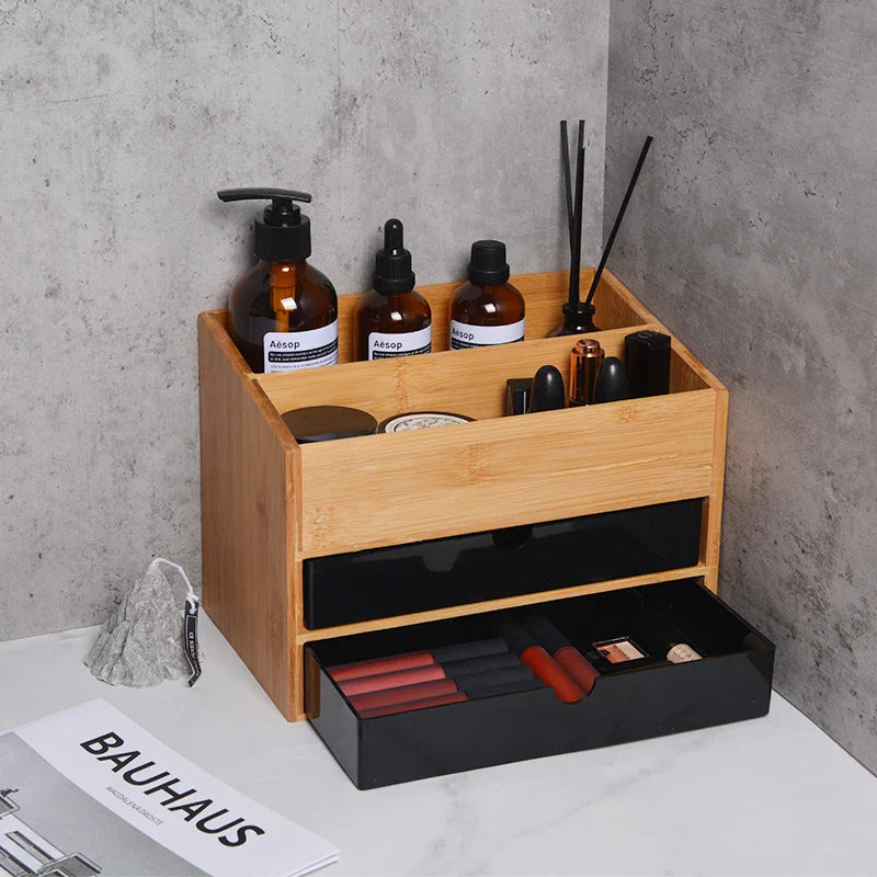 Bamboo Kosmetik- und Schmuck-Organizer