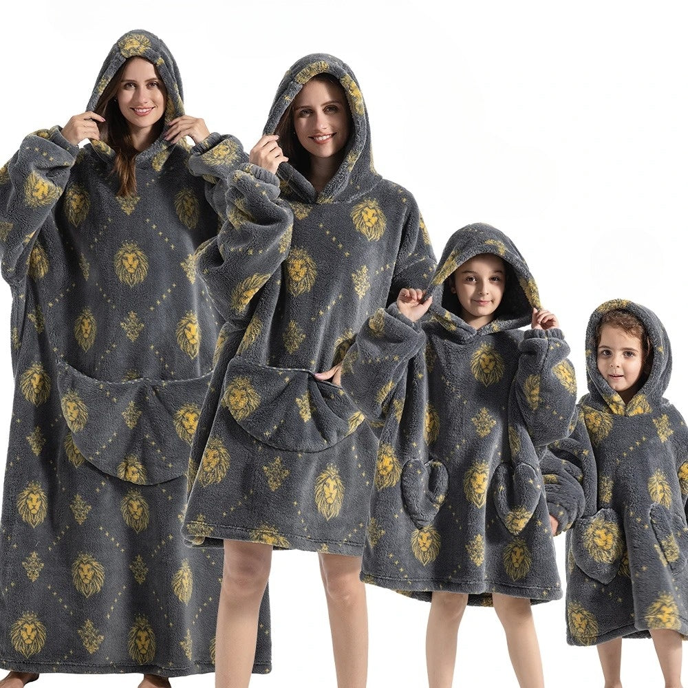 Garduru – Hoodie Decke Kürbis festlich