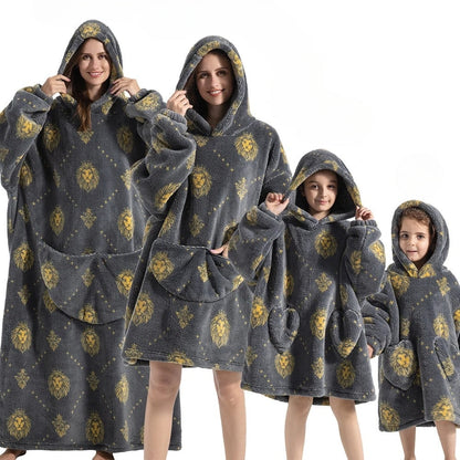 Garduru – Hoodie Decke Kürbis festlich