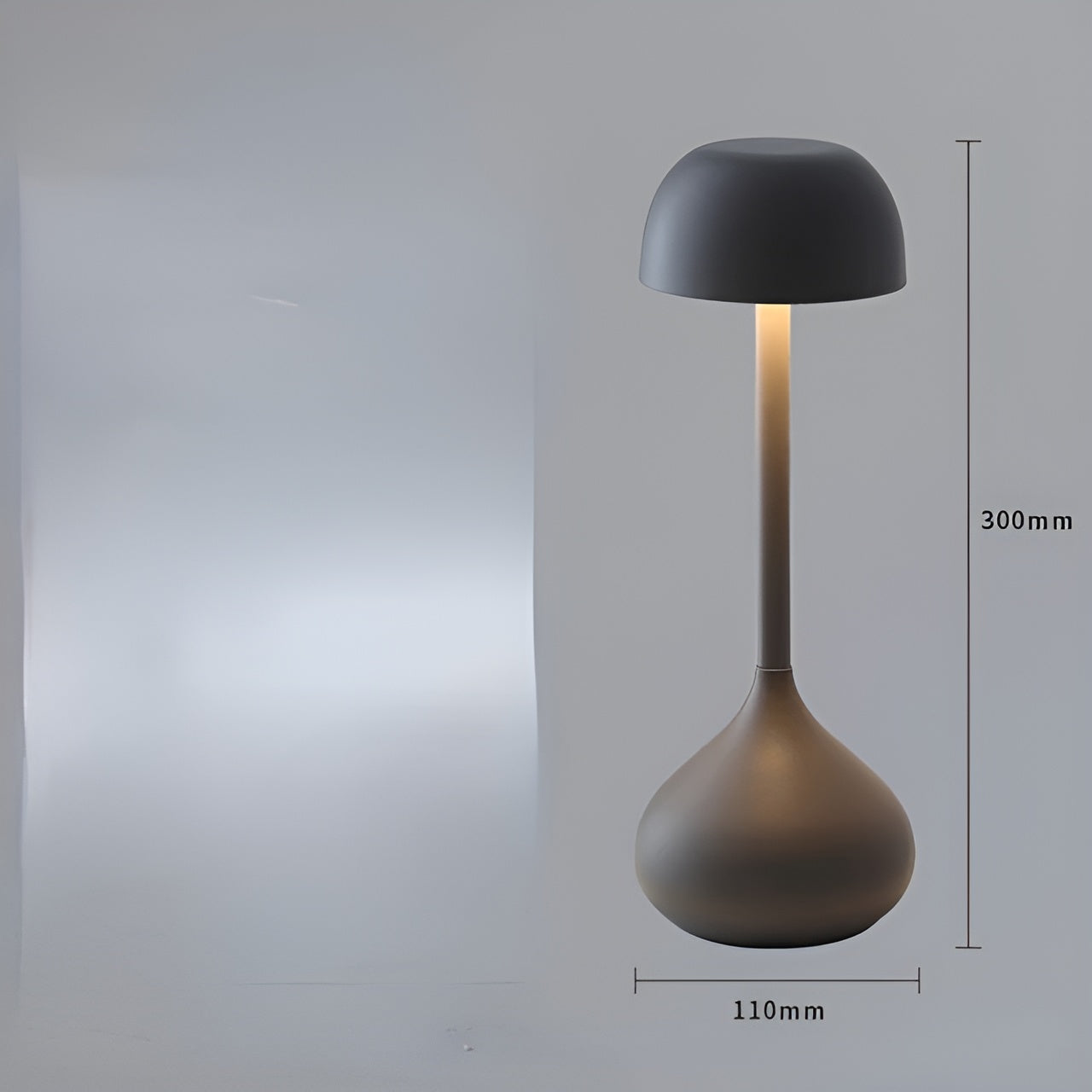Garduru Lampe – Kabellose dimmbare Pilz-Tischleuchte