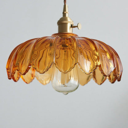 Pendant-Leuchte Vintage Glas Hängelampe