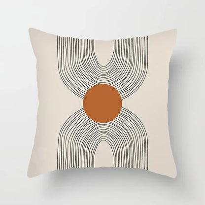 Dekoratives Kissenbezug mit geometrischem Muster - AbstractLines