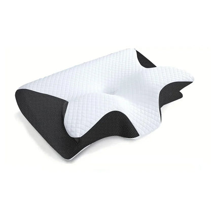 Memory Foam Nackenstützkissen – 2-in-1 Ergonomische Nackenstütze