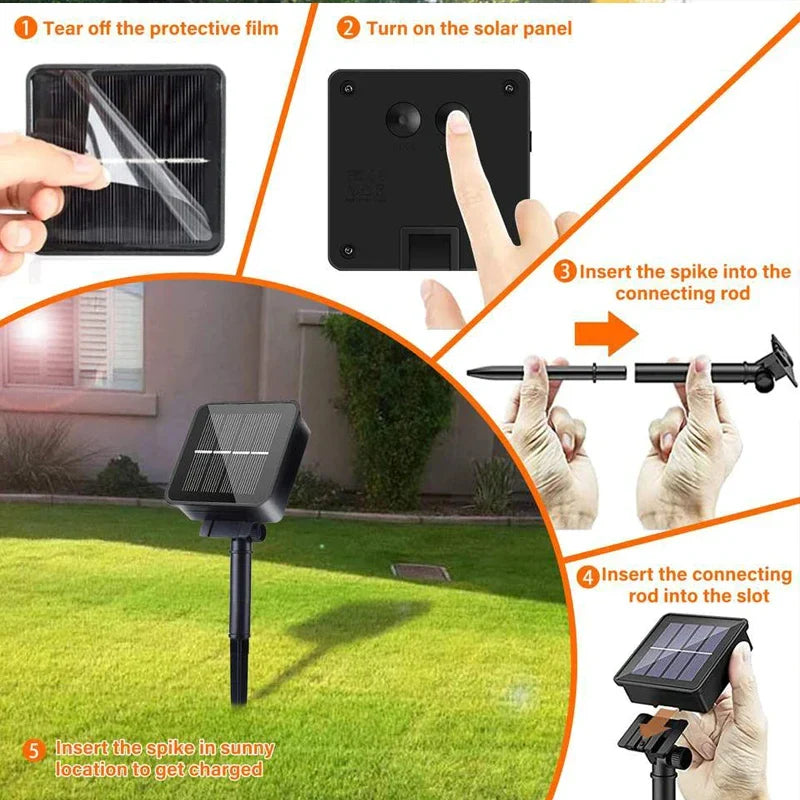 Solar LED Globe Lichterkette