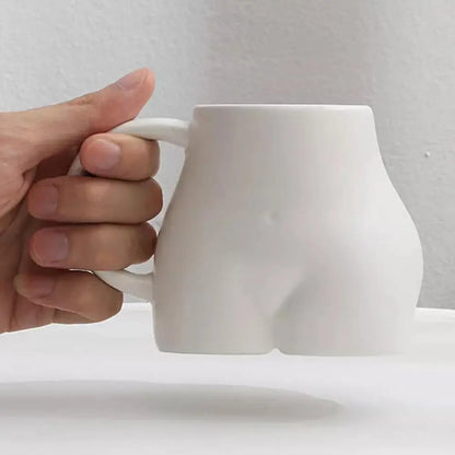 Kaffe Tasse Mit Weiblichen Rundungen