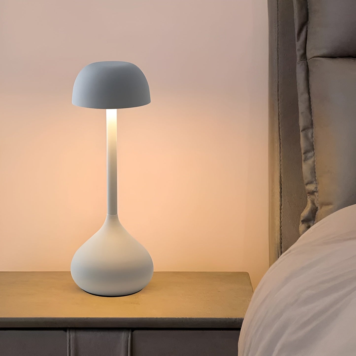 Garduru Lampe – Kabellose dimmbare Pilz-Tischleuchte