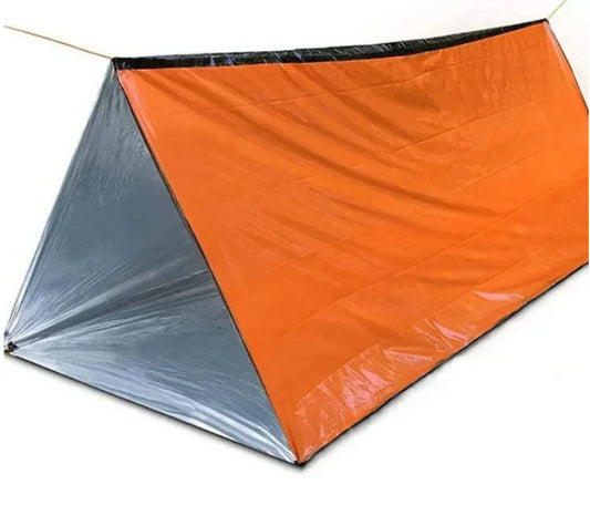 2-Personen-Notfallüberlebenstent mit thermischer Isolierung für Camping und Wandern