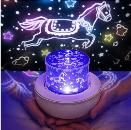 StarryDream – Magischer Kinderzimmerprojektor und Nachtlampe mit beruhigenden Sternbildern