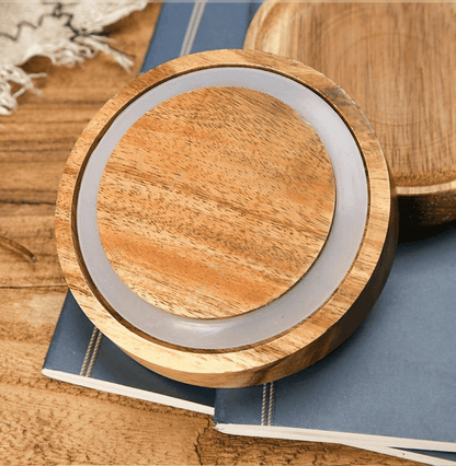 Stapelige Akazien- und Glas-Aufbewahrungsbehälter mit luftdichtem Verschluss – Verschiedene Größen zur Küchenorganisation