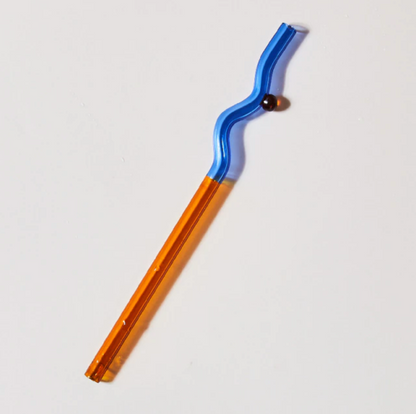 Twist Bunte Glasstrohhalm