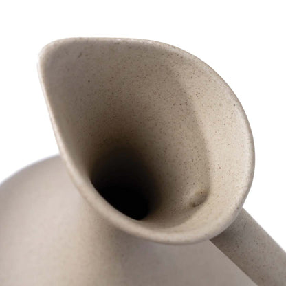 Handgefertigte Keramikkanne mit matter Glasur | Modernes organisches Design | Ideal zum Servieren von Getränken, passende Tassen erhältlich