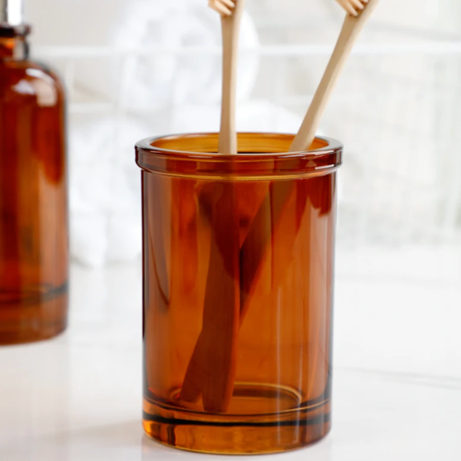 Apothecary Luxe – Elegantes Glas-Badezimmer-Set für einen zeitlosen Look
