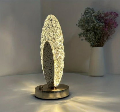 Chic Pfau-Design Tischlampe