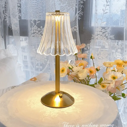 Elegante Drahtlose Kristalllampe | Touch-Control & Dimmbares Licht