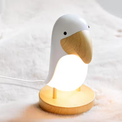 Wiederaufladbare Nachtlampe im Vogel-Design