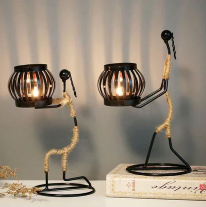 Vintage-Inspirierter Kerzenständer