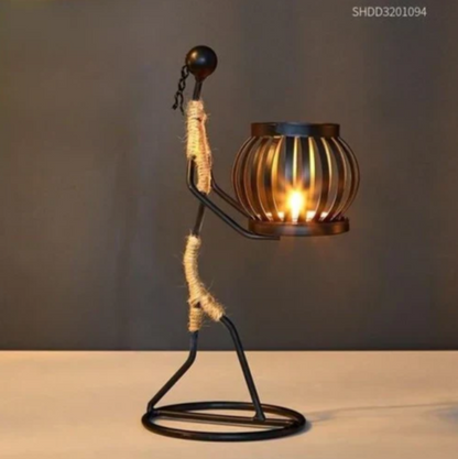 Vintage-Inspirierter Kerzenständer