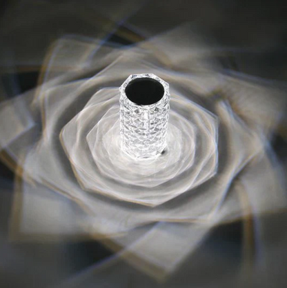 LED-Lampe im Kristalldesign