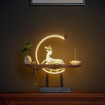 Luminous Deer Räucherhalter & LED Lampe