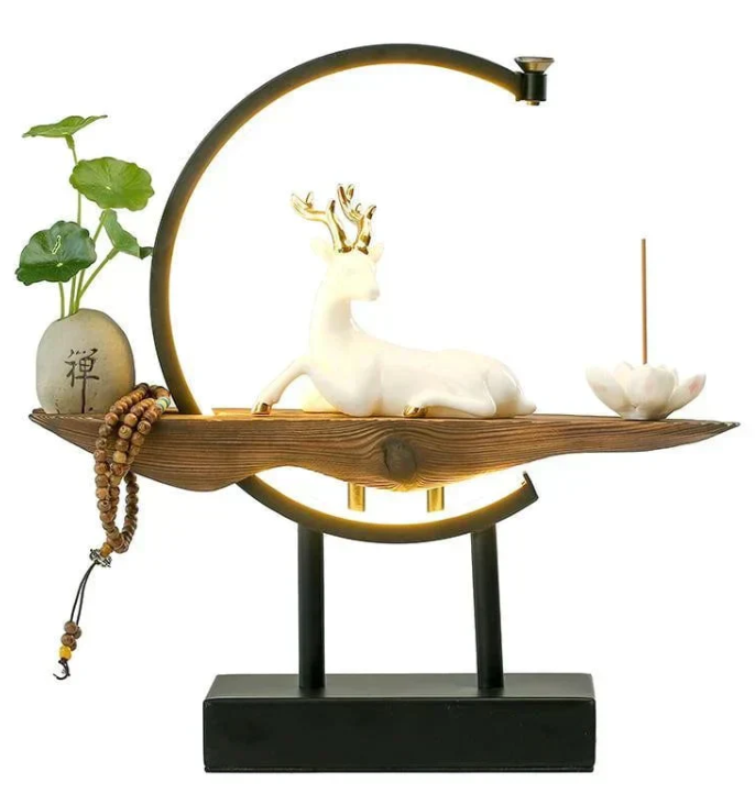 Luminous Deer Räucherhalter & LED Lampe