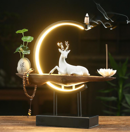 Luminous Deer Räucherhalter & LED Lampe