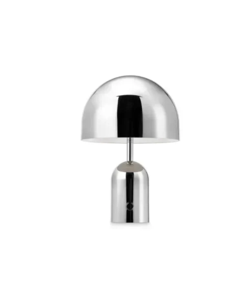 Portable verchromte Tischlampe