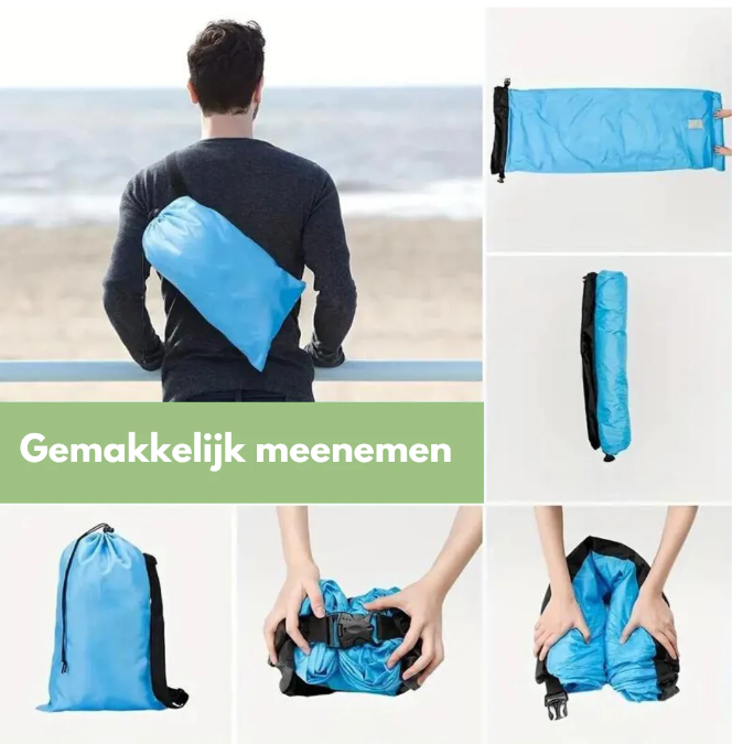 Tragbarer aufblasbarer Liegestuhl