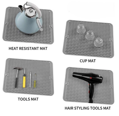 Umweltfreundliche Silikon Tropfmatte – Langlebig und hitzebeständig