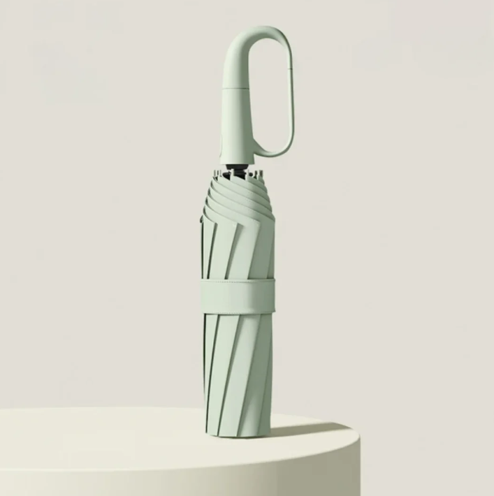 Sturmsicherer Regenschirm mit reflektierender Kante