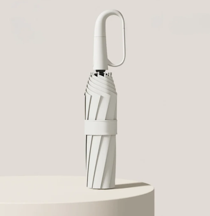 Sturmsicherer Regenschirm mit reflektierender Kante