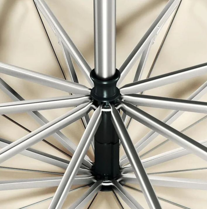 Sturmsicherer Regenschirm mit reflektierender Kante