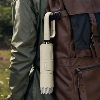 Sturmsicherer Regenschirm mit reflektierender Kante