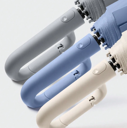 Sturmsicherer Regenschirm mit reflektierender Kante