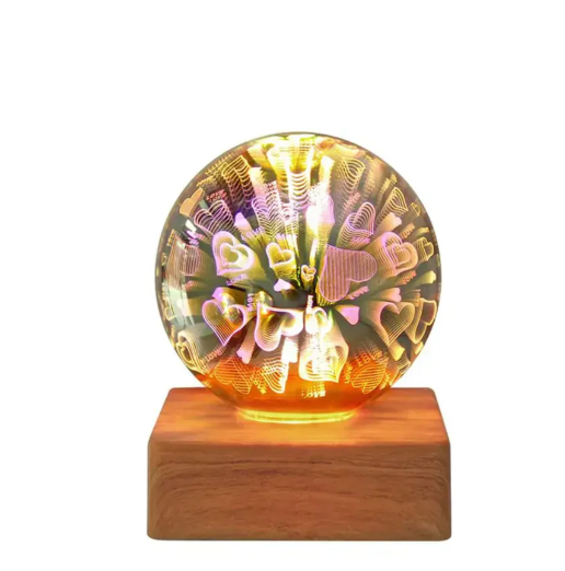 3D-Feuerwerk-Kristallkugel-Lampe